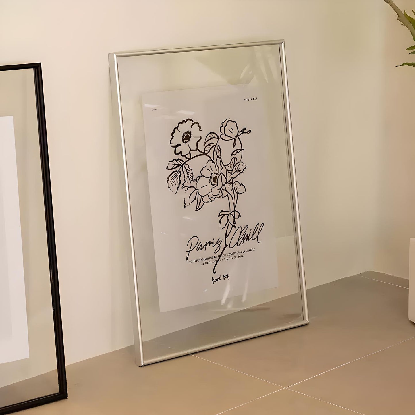 Luxe Metal Floating Frame (16") - Double Sided Glass