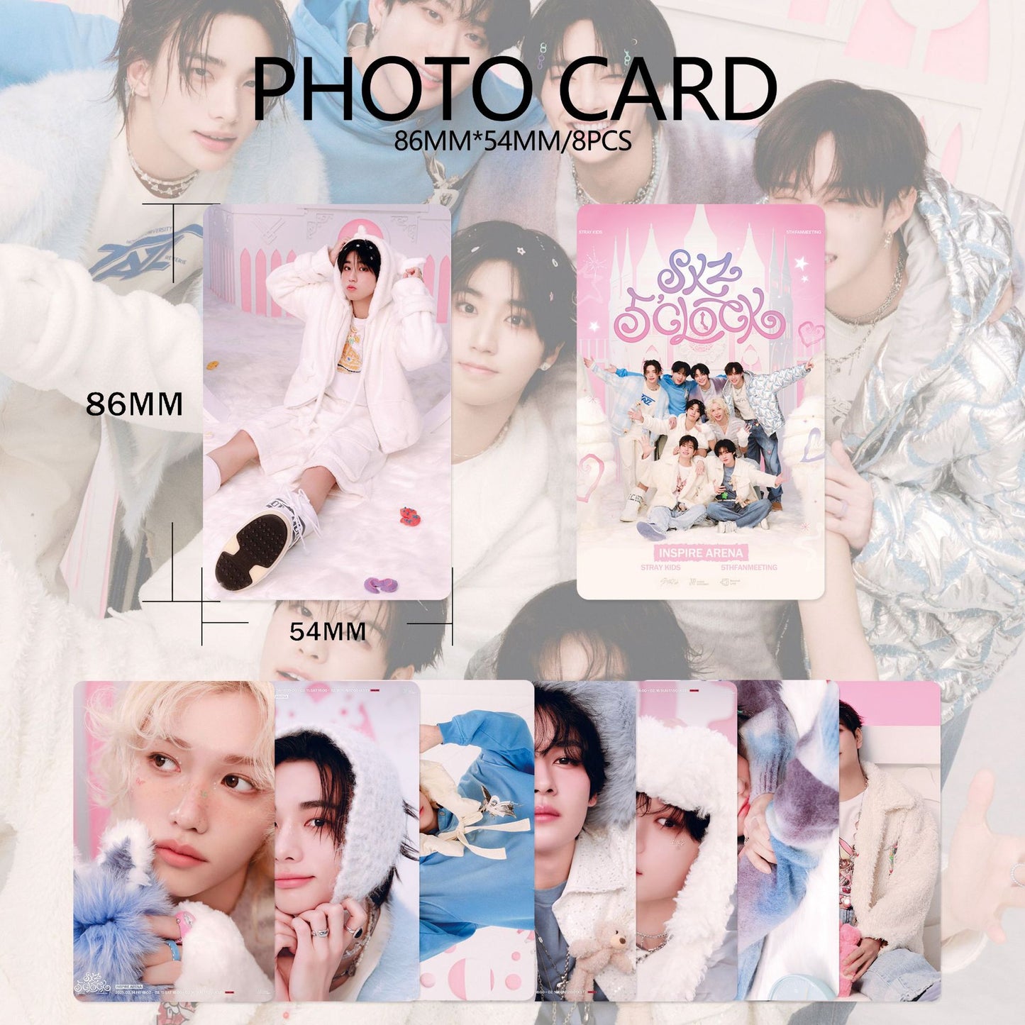 Straykids KPOP Card Collection with Photo Cards