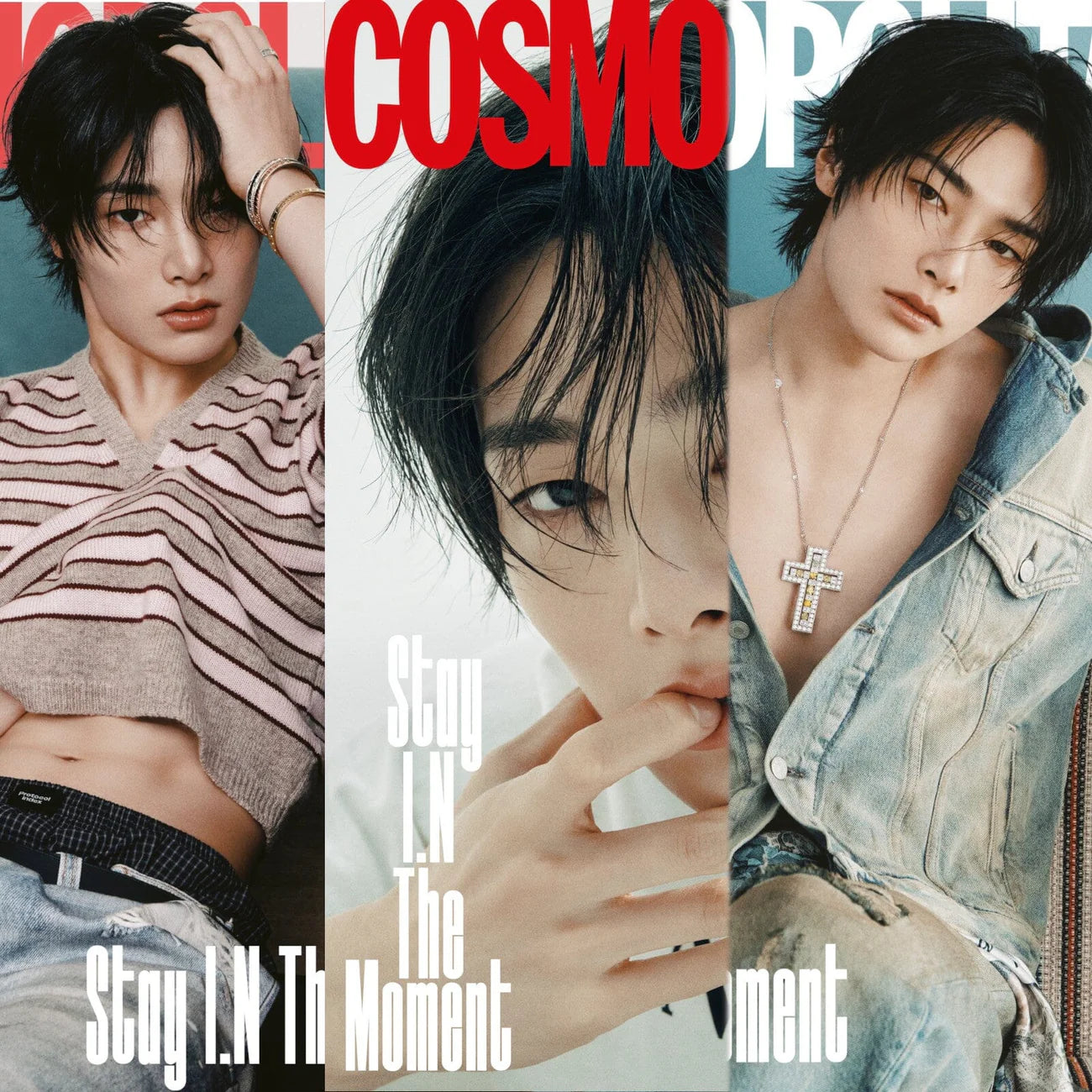 Stray Kids I.N: COSMOPOLITAN Korea December 2025 Issue Cover
