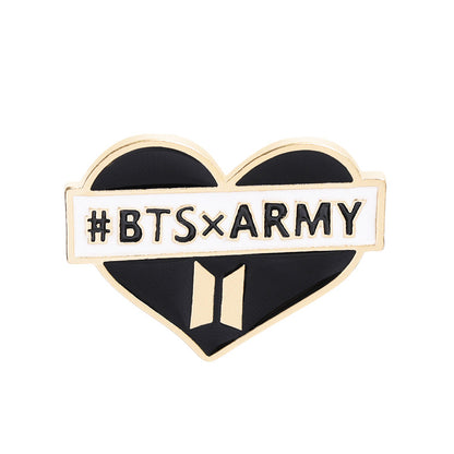 BTS Kpop Idol Love You Personalized Name Chest Accessory