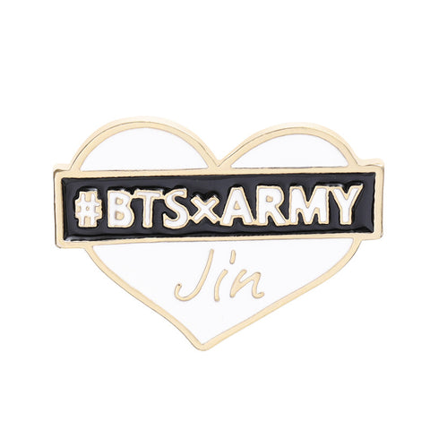 BTS Kpop Idol Love You Personalized Name Chest Accessory