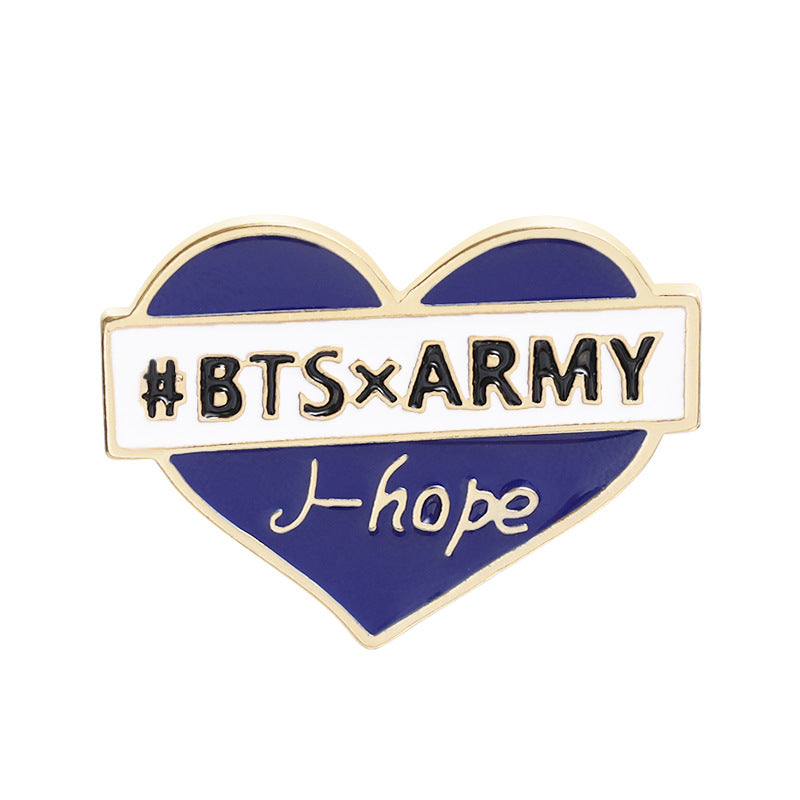 BTS Kpop Idol Love You Personalized Name Chest Accessory