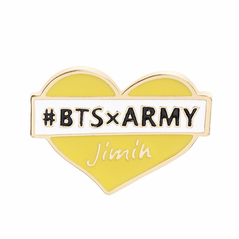 BTS Kpop Idol Love You Personalized Name Chest Accessory