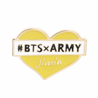 BTS Kpop Idol Love You Personalized Name Chest Accessory