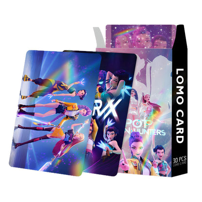 Demon Hunters Holographic Lomo Cards (30-Pack) - Double-Sided