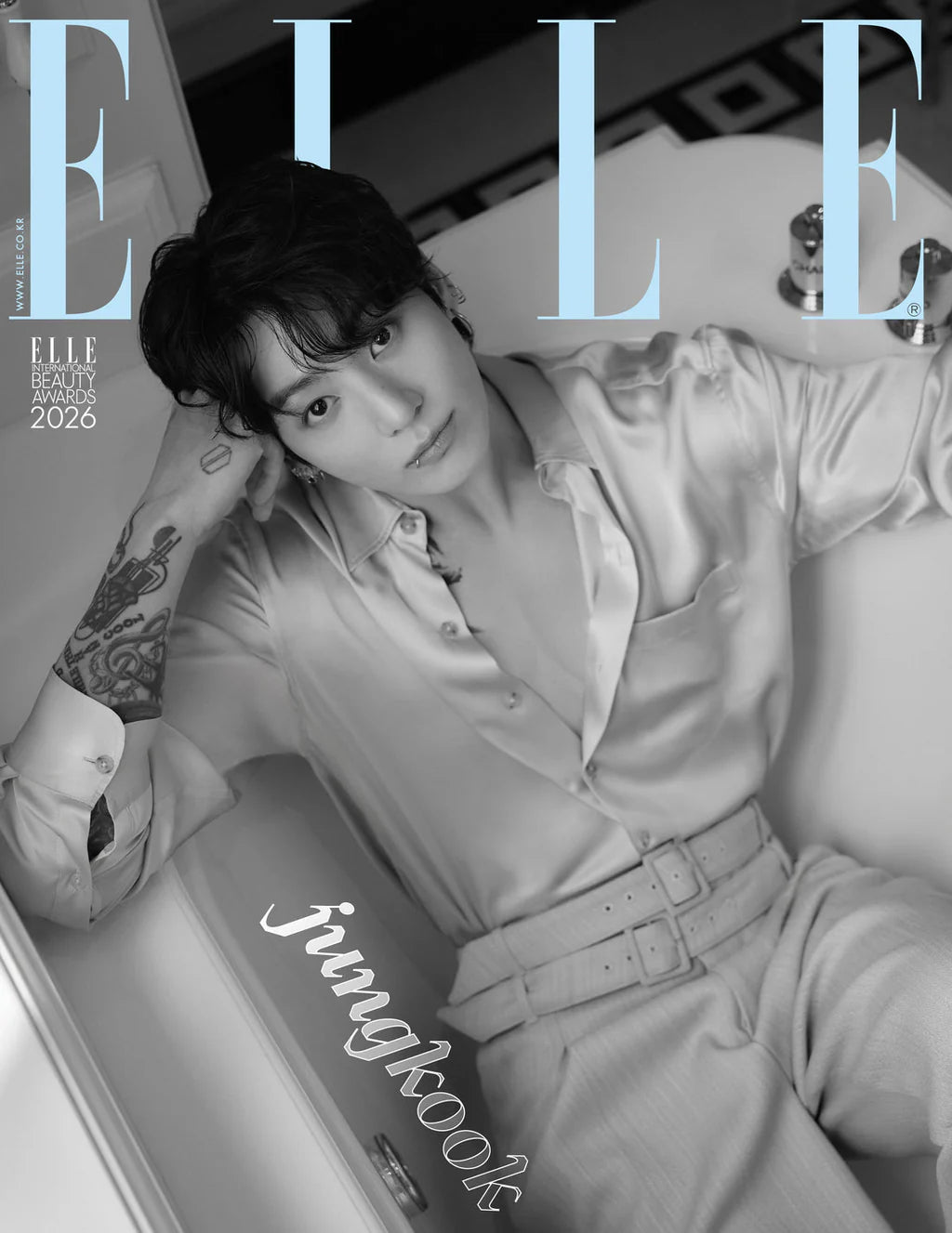 [PRE-ORDER] BTS JUNG KOOK: ELLE Korea Magazine - January 2026 Issue Cover