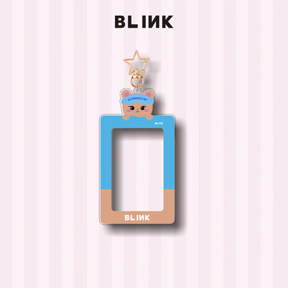 BLACKPINK Inspired Acrylic Photocard Holder Keychain - Cute Cartoon Edition