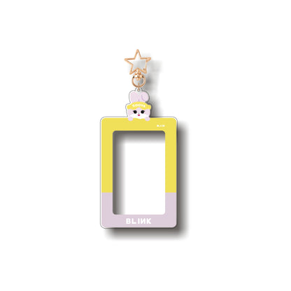 BLACKPINK Inspired Acrylic Photocard Holder Keychain - Cute Cartoon Edition