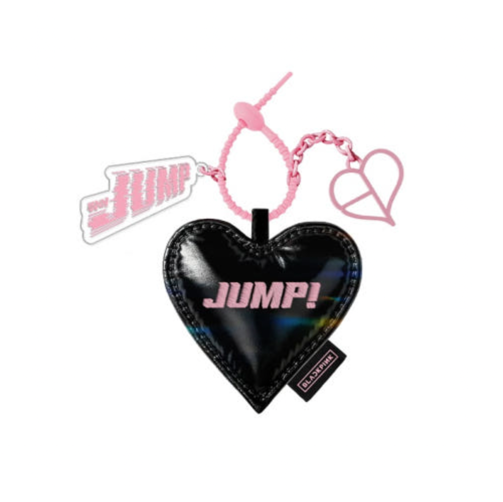 BLACKPINK JUMP Pop-up Official Merch Cushion Keychain Jump Black