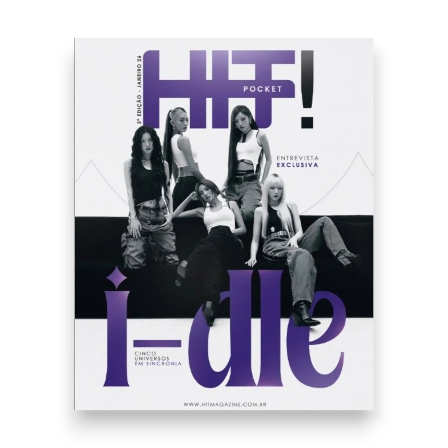 [PRE-ORDER] i-dle x HIT! Magazine Pocket January 2026 + 1 Card
