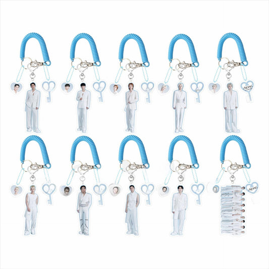 SEVENTEEN Bule Elastic Rope New Acrylic Keychain
