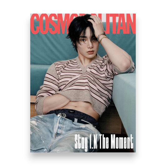 Stray Kids I.N: COSMOPOLITAN Korea December 2025 Issue Cover