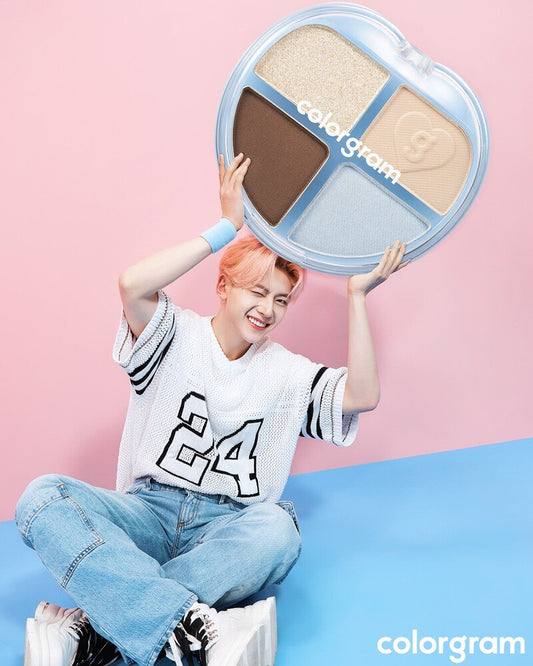 colorgram x  ZEROBASEONE(ZB1) Tintin Dory Eyeshadow Palette (4g)