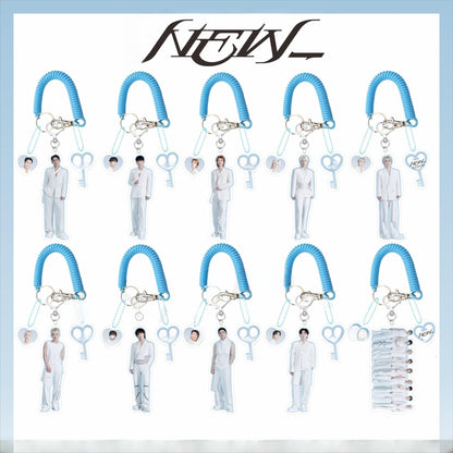SEVENTEEN Bule Elastic Rope New Acrylic Keychain