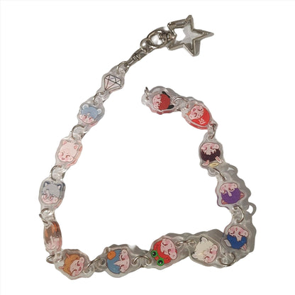SEVENTEEN Carat Bracelet Keychain | Acrylic Star Pendant & Charm