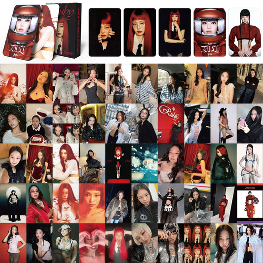 JENNIE (BLACKPINK) 55pcs Lomo Card Set - 'Ruby' Edition