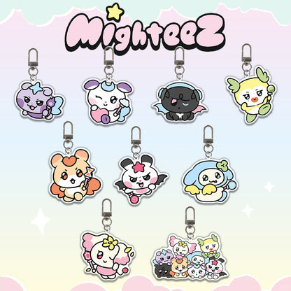 ATEEZ Mighteez Cartoon Acrylic Character Keychain