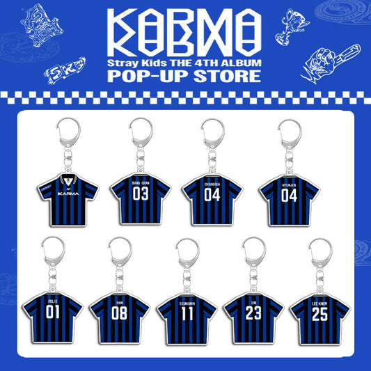 Stray Kids New Special Karma Jersey Acrylic Keychain