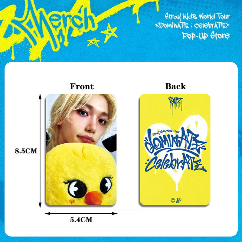 Stray Kids World Tour Dominate Celebrate Flash Full-Scale Carter Classic Card Peripheral