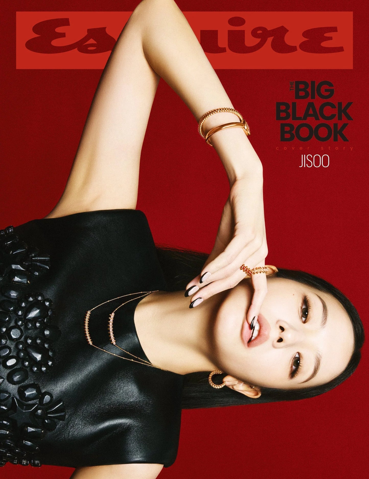 BLACKPINK JISOO ESQUIRE Korea - The Big Black Book Cover