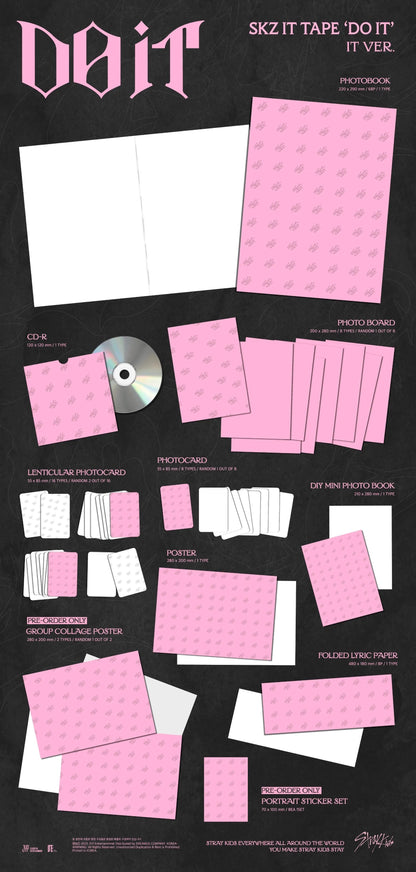 Stray Kids (SKZ) - TAPE 'DO IT' (DO/IT/ACCORDION/PLATFORM PLVE Version) Album