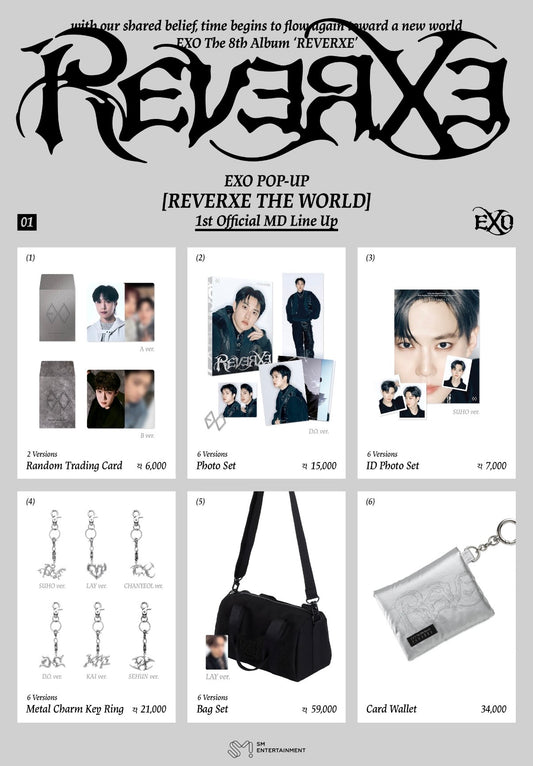[PRE-ORDER] EXO POP - UP Merch: REVER THE WORLD