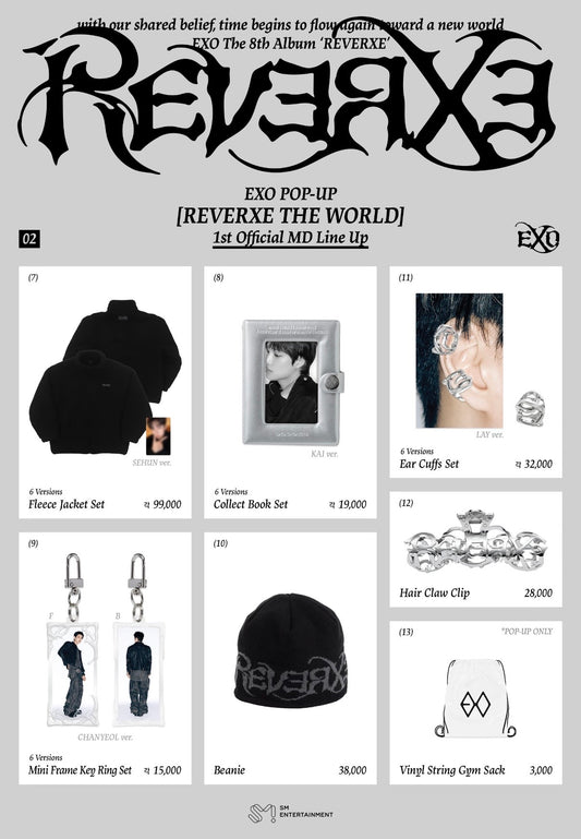 [PRE-ORDER] EXO POP - UP Merch: REVER THE WORLD