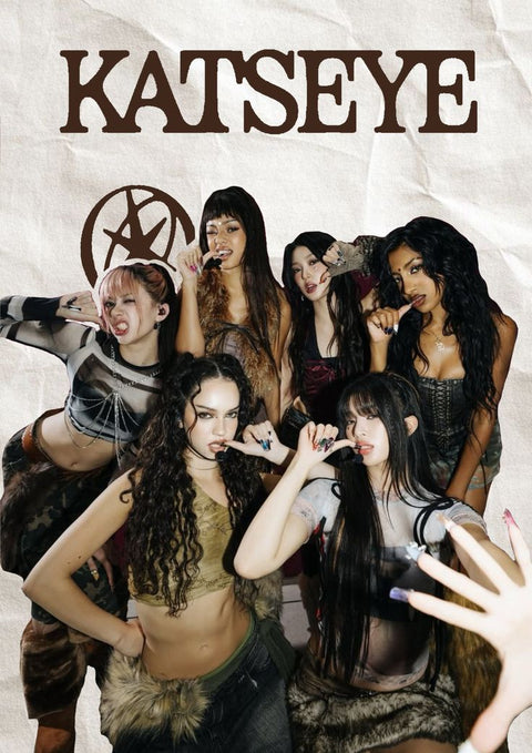 2025 KATSEYE 3D Holographic Poster