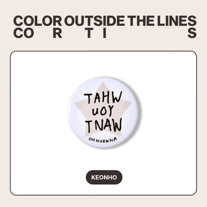 CORTIS Flash Mob Tinplate Badge Keychain