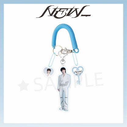 SEVENTEEN Bule Elastic Rope New Acrylic Keychain
