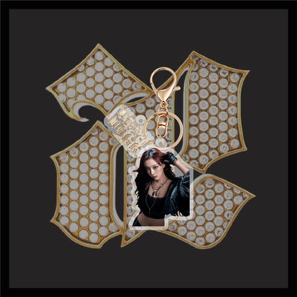 aespa Double-Sided Acrylic Keychain Bag Pendant Winter Kpop Jewelry Star Peripheral