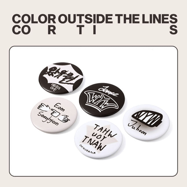 CORTIS Flash Mob Tinplate Badge Keychain