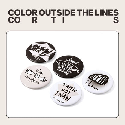 CORTIS Flash Mob Tinplate Badge Keychain