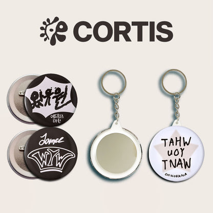 CORTIS Flash Mob Tinplate Badge Keychain