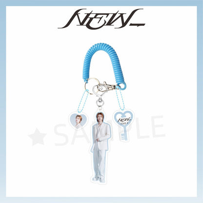 SEVENTEEN Bule Elastic Rope New Acrylic Keychain
