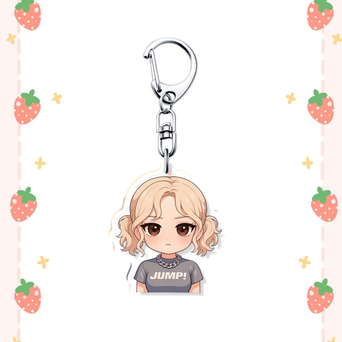 JUMP Blackpink Cartoon Acrylic Keychain Pendant