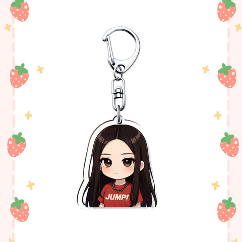JUMP Blackpink Cartoon Acrylic Keychain Pendant