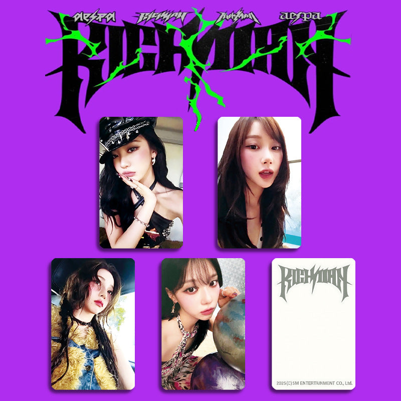 aespa Rich Man Kpop Card Album Postcard