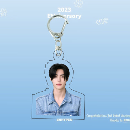 ENHYPEN 3rd Anniversary ID Photo Keychain & Mini Stand | Acrylic Charm