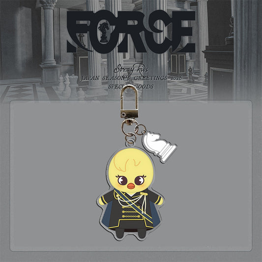 Stray Kids "FORCE" 2026 Desk Calendar Keychain Acrylic Pendant Knight Style King Chess