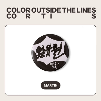 CORTIS Flash Mob Tinplate Badge Keychain