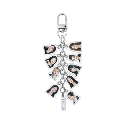 TWICE "Visual Collection" Multi-Charm Acrylic Keychain (Pick Your Bias)