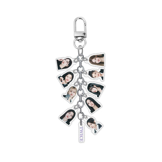TWICE "Visual Collection" Multi-Charm Acrylic Keychain (Pick Your Bias)
