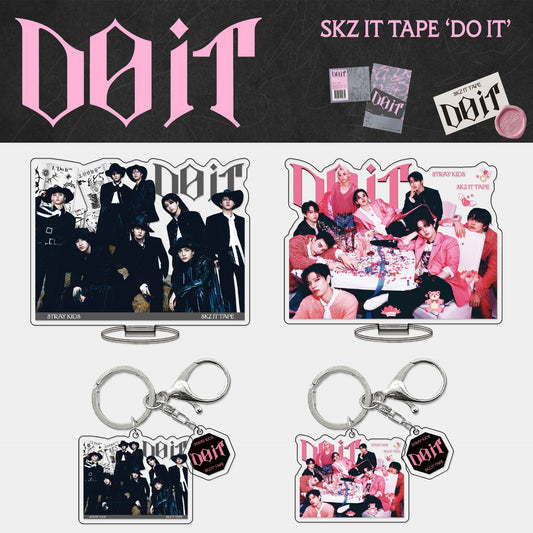 Stray Kids "DO IT" Acrylic Standee & Keychain Set – Double-Sided K-Pop Desk Decor