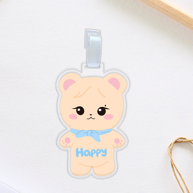 BLACKPINK Character Edition Acrylic Bag Charm & Luggage Tag