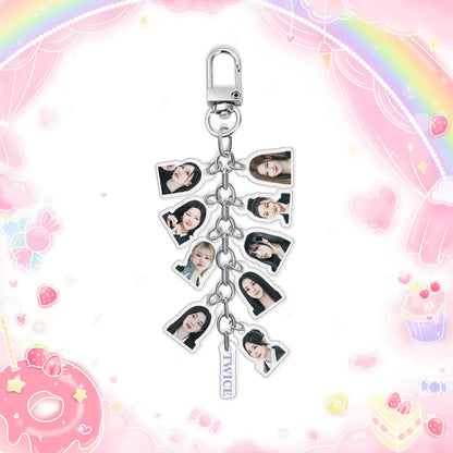 TWICE "Visual Collection" Multi-Charm Acrylic Keychain (Pick Your Bias)
