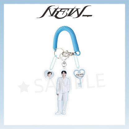SEVENTEEN Bule Elastic Rope New Acrylic Keychain