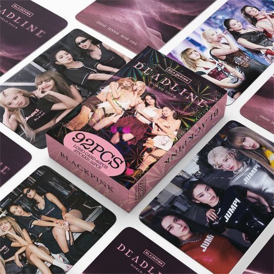 2025 Blink 92pcs Lomo photo cards & stickers for World Tour DEADLINE