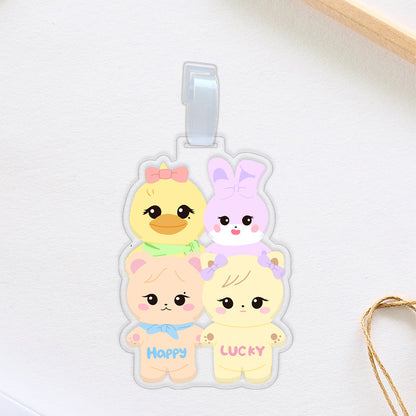 BLACKPINK Character Edition Acrylic Bag Charm & Luggage Tag
