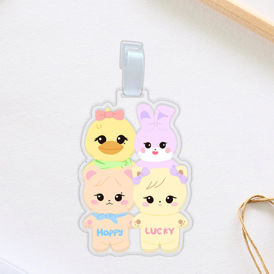 BLACKPINK Character Edition Acrylic Bag Charm & Luggage Tag